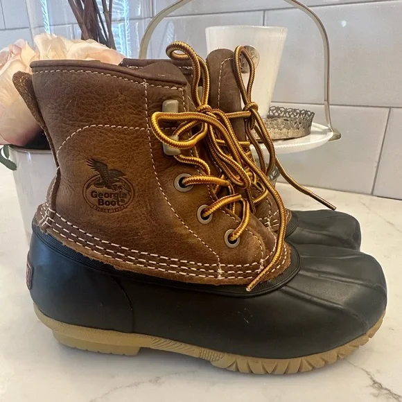 Georgia Boot Marshland Unisex Kids duck water boots size 13M